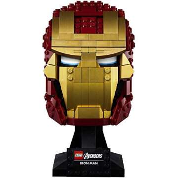 LEGO Marvel Iron Man Helmet 76165 for Adults to Build