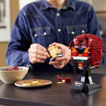 LEGO Marvel Iron Man Helmet 76165 for Adults to Build