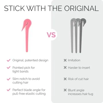 The Ultimate Pony Pick Hair Elastic Cutter – Pain Free