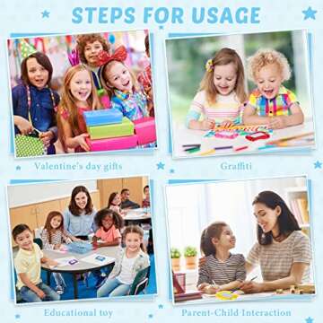 24 Sets Mini Magnetic Drawing Board with Kids Cards Backpack Keychain Clip Drawing Boards, Erasable Doodle and Writing Pad for Kids Boys Girls Valentine Gift Birthday Party Classroom Prize Supply