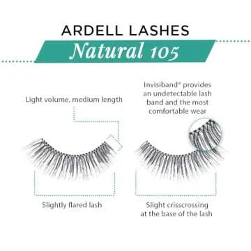 Natural 105 Black - 6 Pairs pack