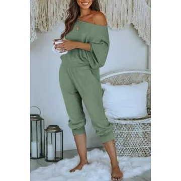 Stylish PRETTYGARDEN Women's Ribbed Tracksuit Set for Comfort