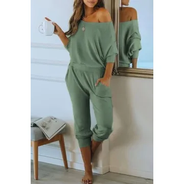 Stylish PRETTYGARDEN Women's Ribbed Tracksuit Set for Comfort