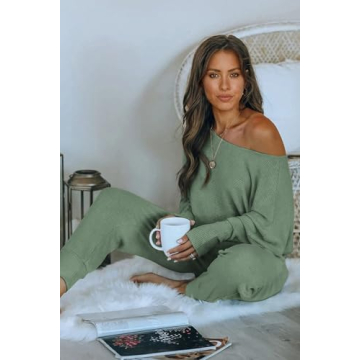 Stylish PRETTYGARDEN Women's Ribbed Tracksuit Set for Comfort