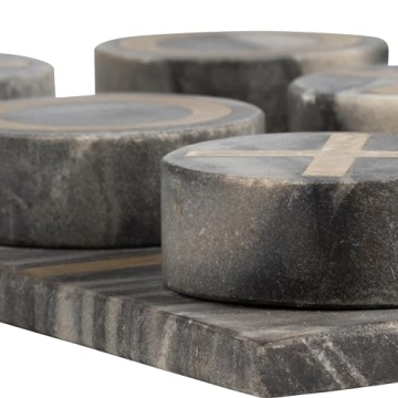 Stylish Sagebrook Home Tic Tac Toe Game for Family Fun