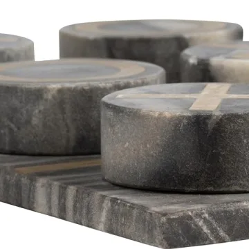 Stylish Sagebrook Home Tic Tac Toe Game for Family Fun