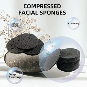 Spunspon 50-Count Facial Sponges for Effective Cleansing
