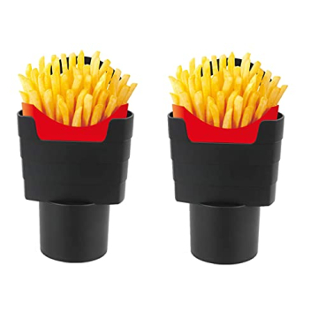 French Fry Holder for Car , Funny Novelty White Elephant Gift or Stocking Stuffer for Men and Women