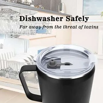 Sursip 40oz Insulated Mug - Durable, Leak Proof & Stylish