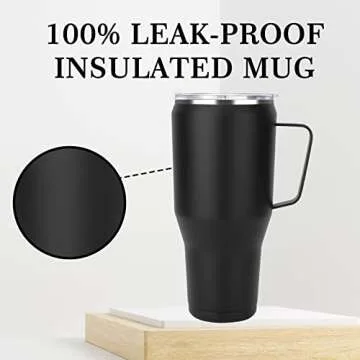 Sursip 40oz Insulated Mug - Durable, Leak Proof & Stylish