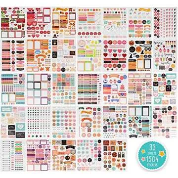 Aesthetic Planner Stickers 1500+ Creative Designs for Organizing
