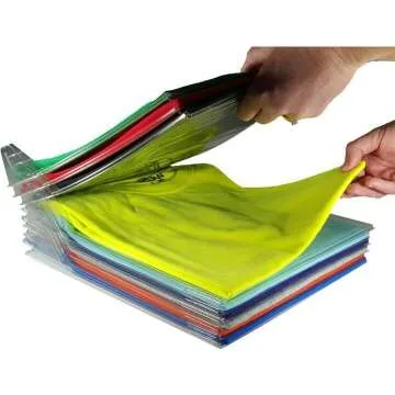 EZSTAX Closet Organizer Shirt Folder - 20-Pack