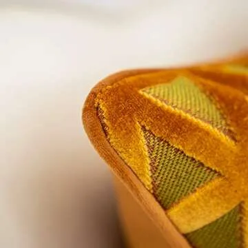 Luxury Alerfa Orange Velvet Cushion Cover for Sofa