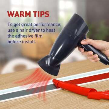 FOSLUOC Garage Door Seal Top and Sides Seal Strip White 34.4FT Rubber Weather Stripping Replacement Soft and Hard Composite, Weatherproofing Universal Sealing