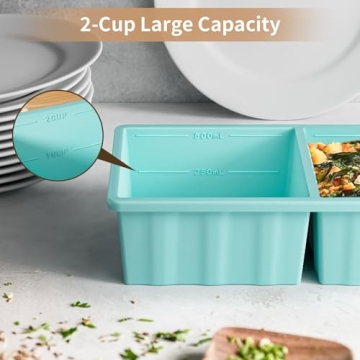 Silicone Freezer Tray for Meal Prep & Portion Control