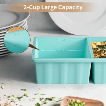 Silicone Freezer Tray for Meal Prep & Portion Control