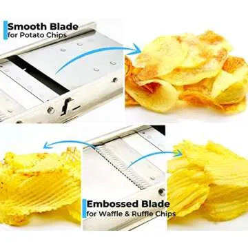 ICO Potato Slicing Mandoline With 5 Blades Made In France