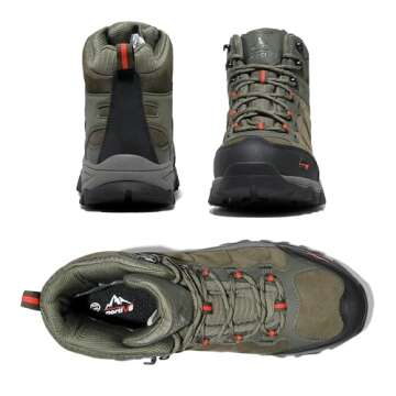 NORTIV 8 Waterproof Hiking Boots for Outdoor Adventures