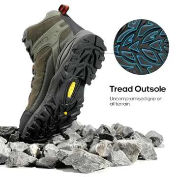 NORTIV 8 Waterproof Hiking Boots for Outdoor Adventures