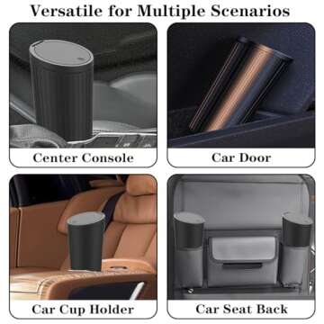 SGLRT Universal Car Trash Can - Compact and Leakproof