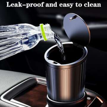 SGLRT Universal Car Trash Can - Compact and Leakproof