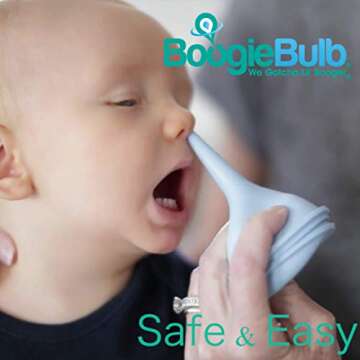 BoogieBulb Baby Nasal Aspirator - Safe & Effective