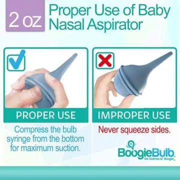 BoogieBulb Baby Nasal Aspirator - Safe & Effective