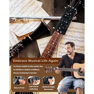 Portable Guitar Chord Trainer for Rapid Learning