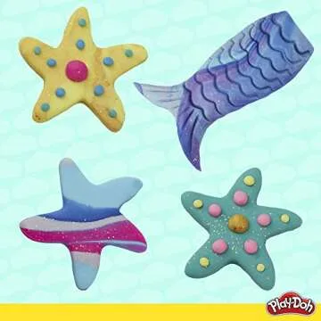 Play-Doh Mermaid Theme Pack with Sparkle and Metallic Colors