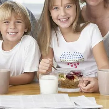 Stylish Vintage Coffee Mug Set with Bamboo Lids and Spoons