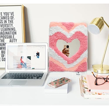 Handmade Heart Mirror - Danish Pastel Rug Decor for Aesthetic