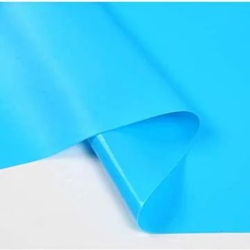 DYJKOUG Extra Large Silicone Sheet for Crafts, Jewelry Casting Moulds Mat, Multipurpose Placemat Pad, Nonstick Nonskid Heat-Resistant (Blue, 27.6'' x 19.7'')