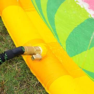 CoCoMelon Splash Pad, Outdoor Play Mat, Sprinkler for Kids and Baby Pool for Learning, Toddler Sprinkler Pool, 48" Outside Water Toys, Outdoor laymat for Babies and Toddlers