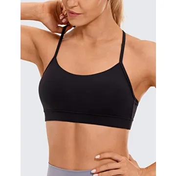 CRZ YOGA Butterluxe Y Back Sports Bra for Comfort