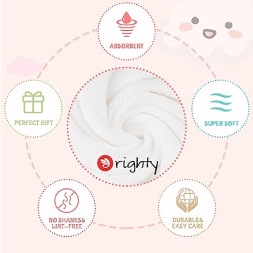 Orighty Soft & Absorbent Burp Cloths Pack for Baby