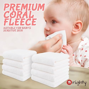 Orighty Soft & Absorbent Burp Cloths Pack for Baby
