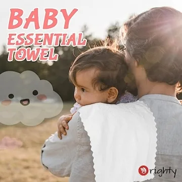 Orighty Soft & Absorbent Burp Cloths Pack for Baby