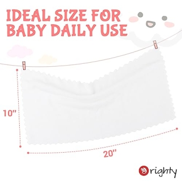 Orighty Soft & Absorbent Burp Cloths Pack for Baby
