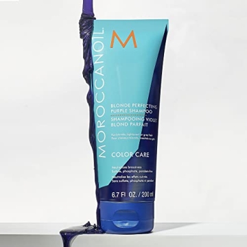 Moroccanoil Blonde Perfecting Purple Shampoo for Vibrant Blonde