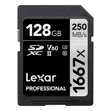 Lexar Professional SDHC/SDXC 1667x UHS-II 128GB Memory Card (3-Pack)