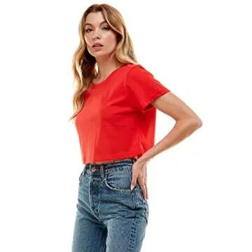 Stylish Women's Boxy Crop Top for Everyday Comfort
