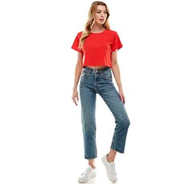 Stylish Women's Boxy Crop Top for Everyday Comfort