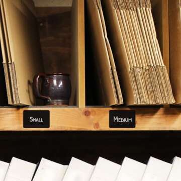 ChromaLabel 2 x 3 inch Permanent Color Code Rectangle Labels, 250 Labels per Dispenser Box, Black