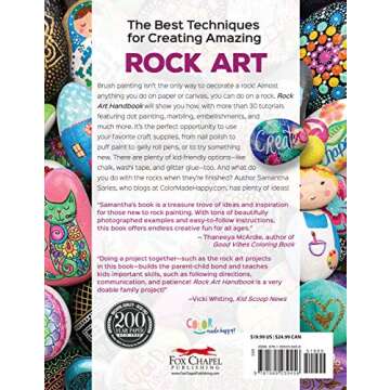 Rock Art Handbook: Techniques and Projects for Painting, Coloring, and Transforming Stones (Fox Chap...