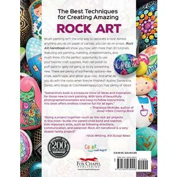 Rock Art Handbook: Techniques and Projects for Painting, Coloring, and Transforming Stones (Fox Chap...