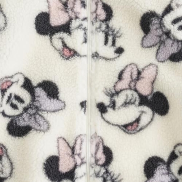 Disney Minnie Mouse Girls Sherpa Coat Jacket for Kids