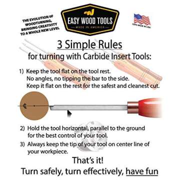 Authentic Easy Wood Tools Ci2-R2 Carbide Replacement Cutter with 2" Radius for Easy Start, Mini and ...