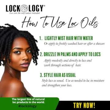 Natural Peppermint Tea Tree Loc Oil for Healthy Dreads