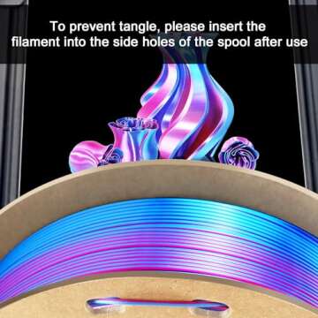 LOVOON Dual Color PLA Filament for Vibrant 3D Printing