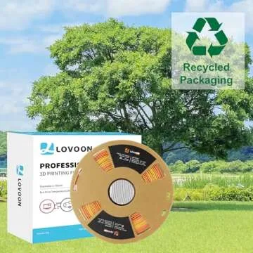 LOVOON Dual Color PLA Filament for Vibrant 3D Printing
